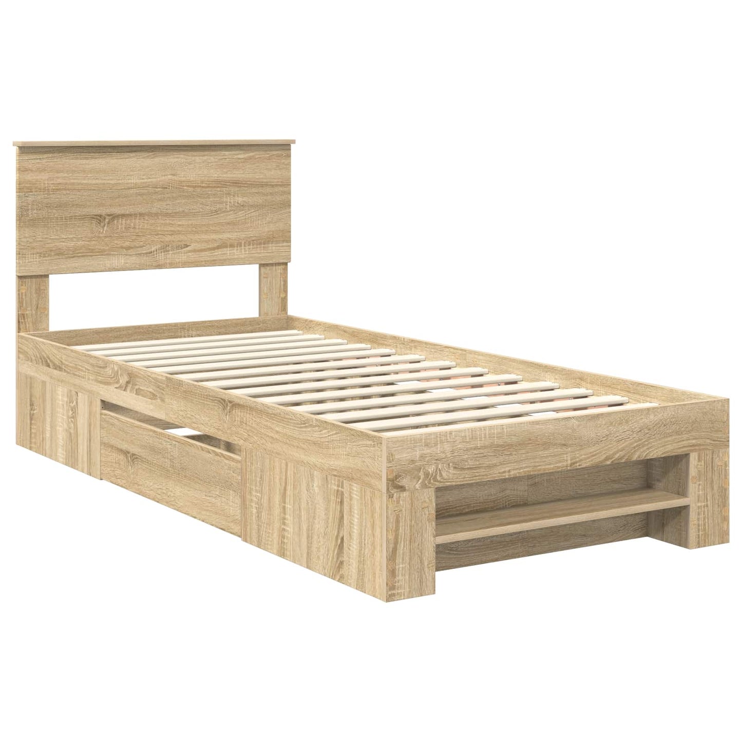 Sengestamme Sonoma eik 80 x 200 cm Konstruert tre