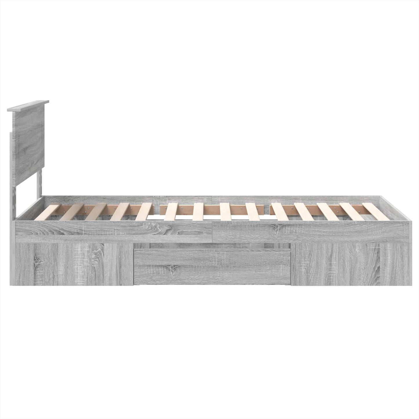 Sengestamme Grå Sonoma 80 x 200 cm Konstruert tre
