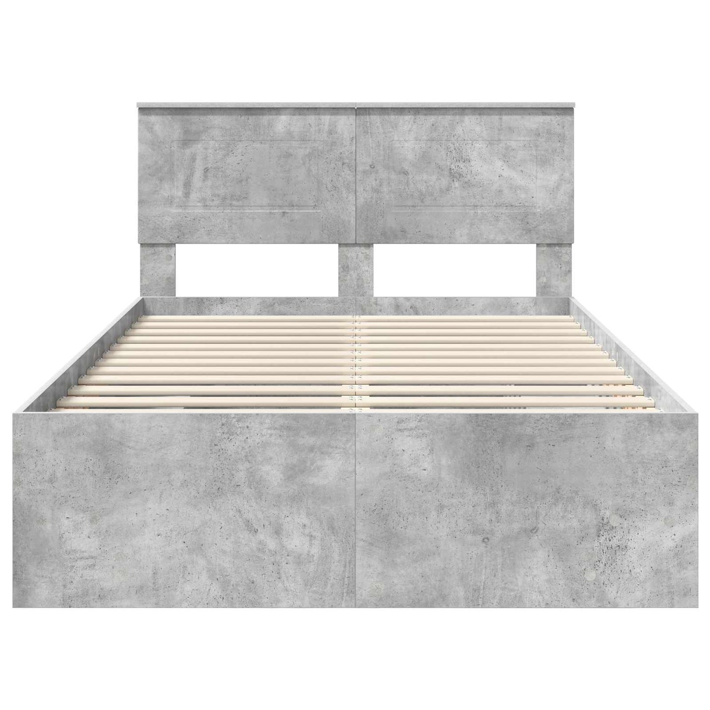 Sengestamme Betonggrå 120 x 123 cm Konstruert tre