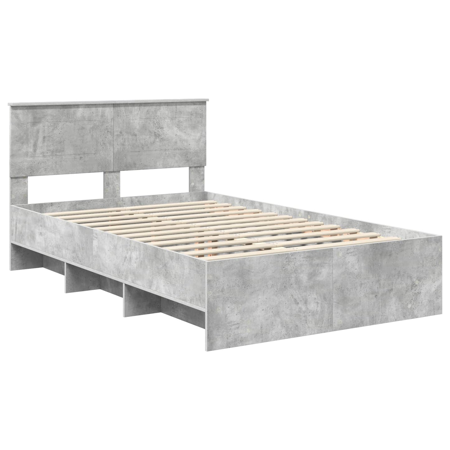 Sengestamme Betonggrå 120 x 123 cm Konstruert tre