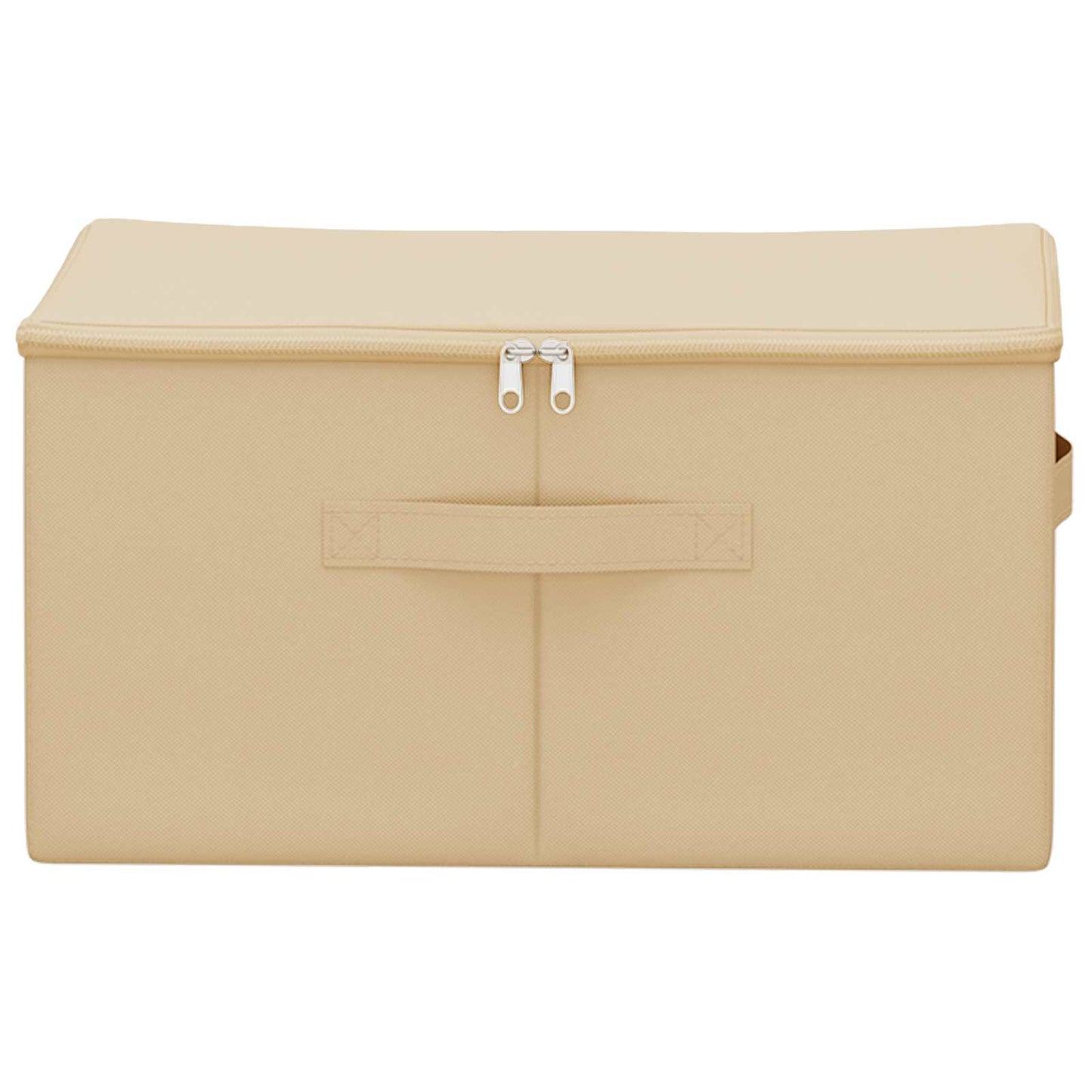 Lagringsboks 24 pcs Krem 43 x 34 x 23 cm Ikke-vevd stoff