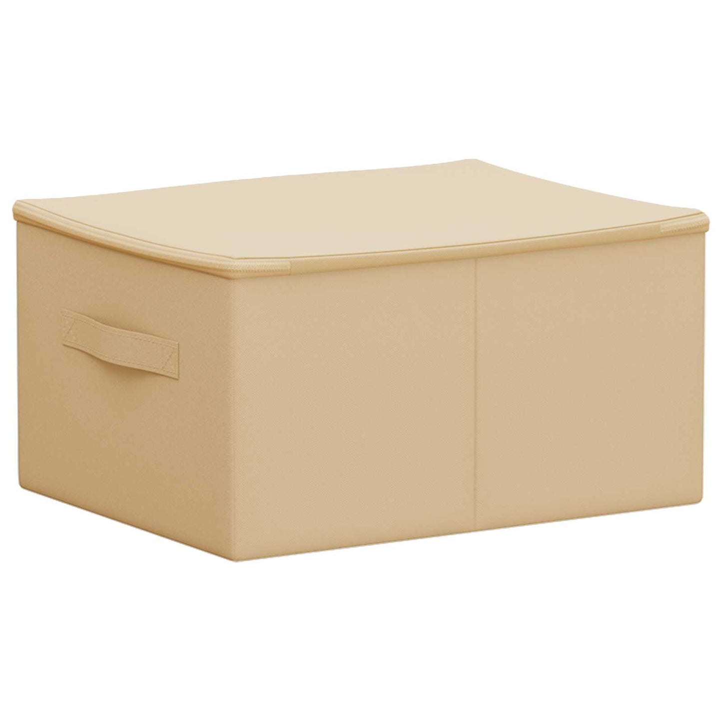 Lagringsboks 24 pcs Krem 50 x 30 x 25 cm Ikke-vevd stoff