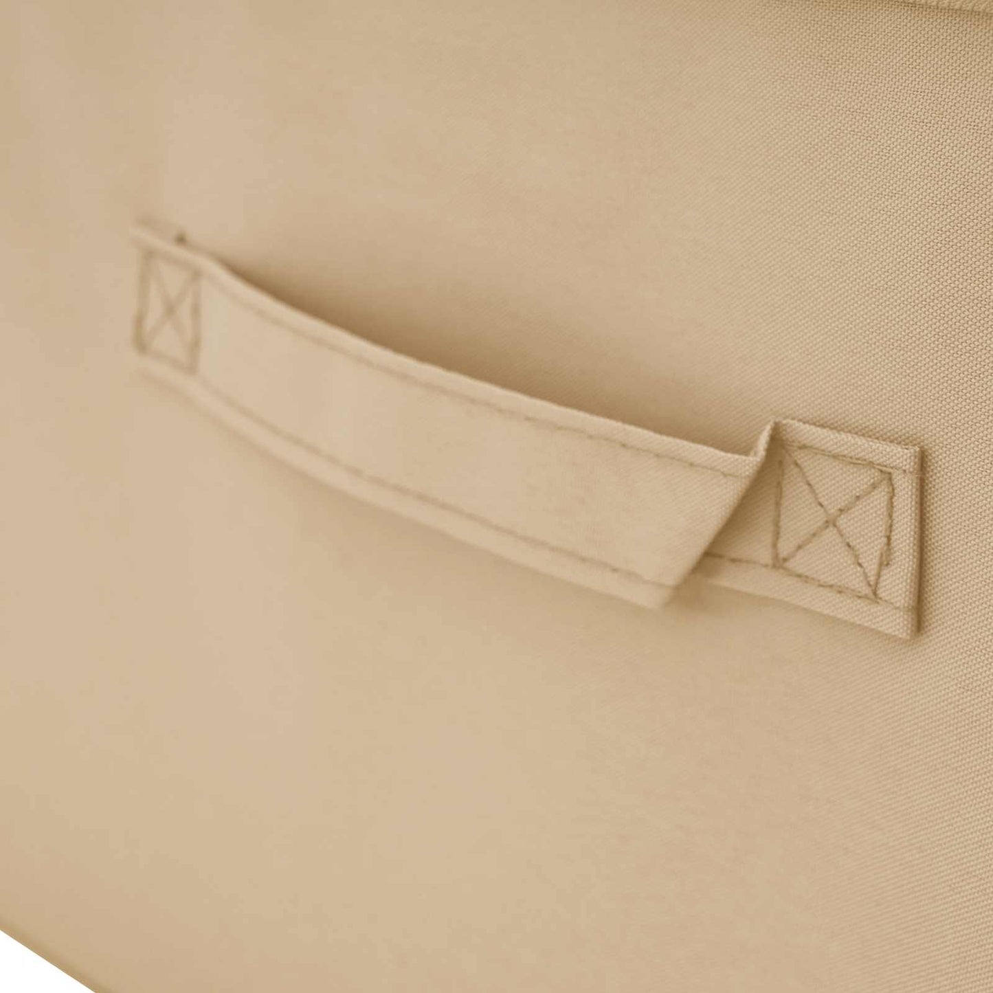 Lagringsboks 2 pcs Krem 55 x 35 x 32 cm Ikke-vevd stoff
