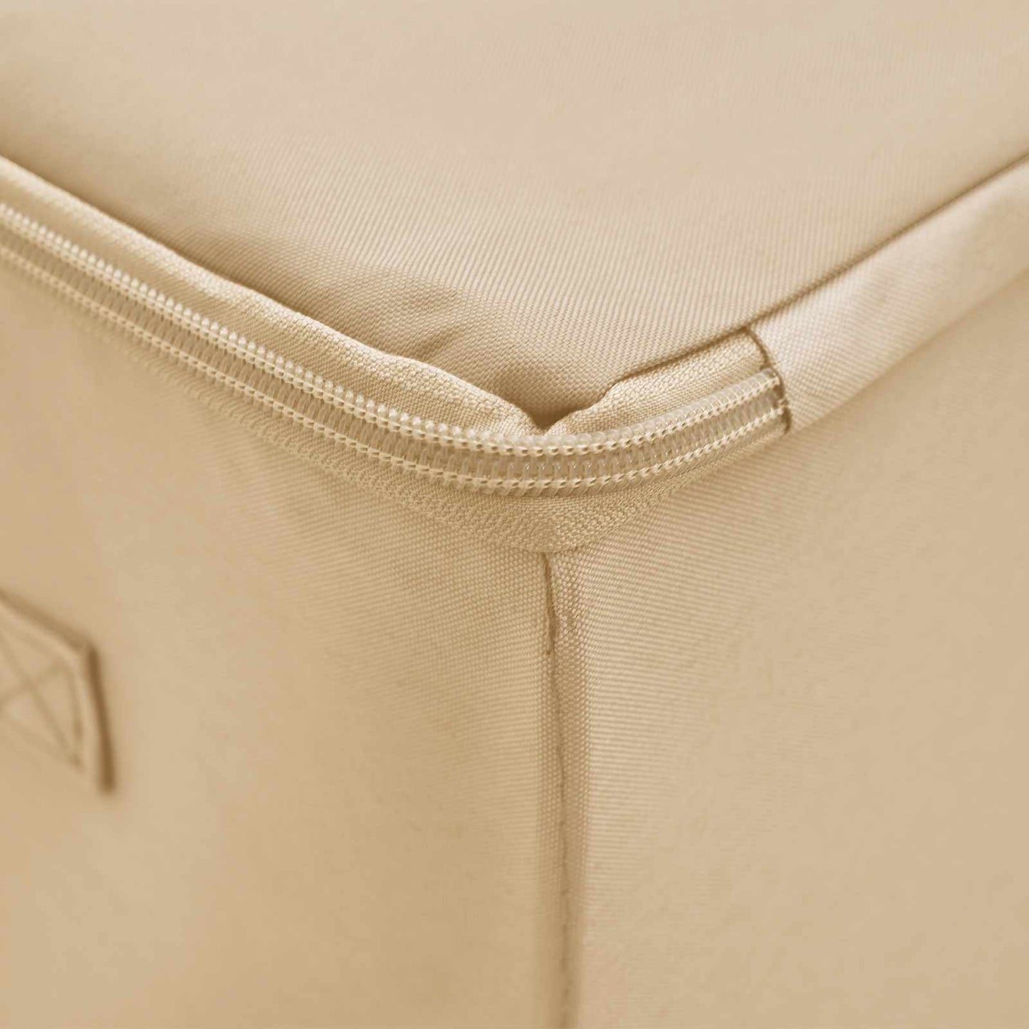 Lagringsboks 2 pcs Krem 55 x 35 x 32 cm Ikke-vevd stoff