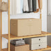Lagringsboks 2 pcs Krem 60 x 43 x 35 cm Ikke-vevd stoff