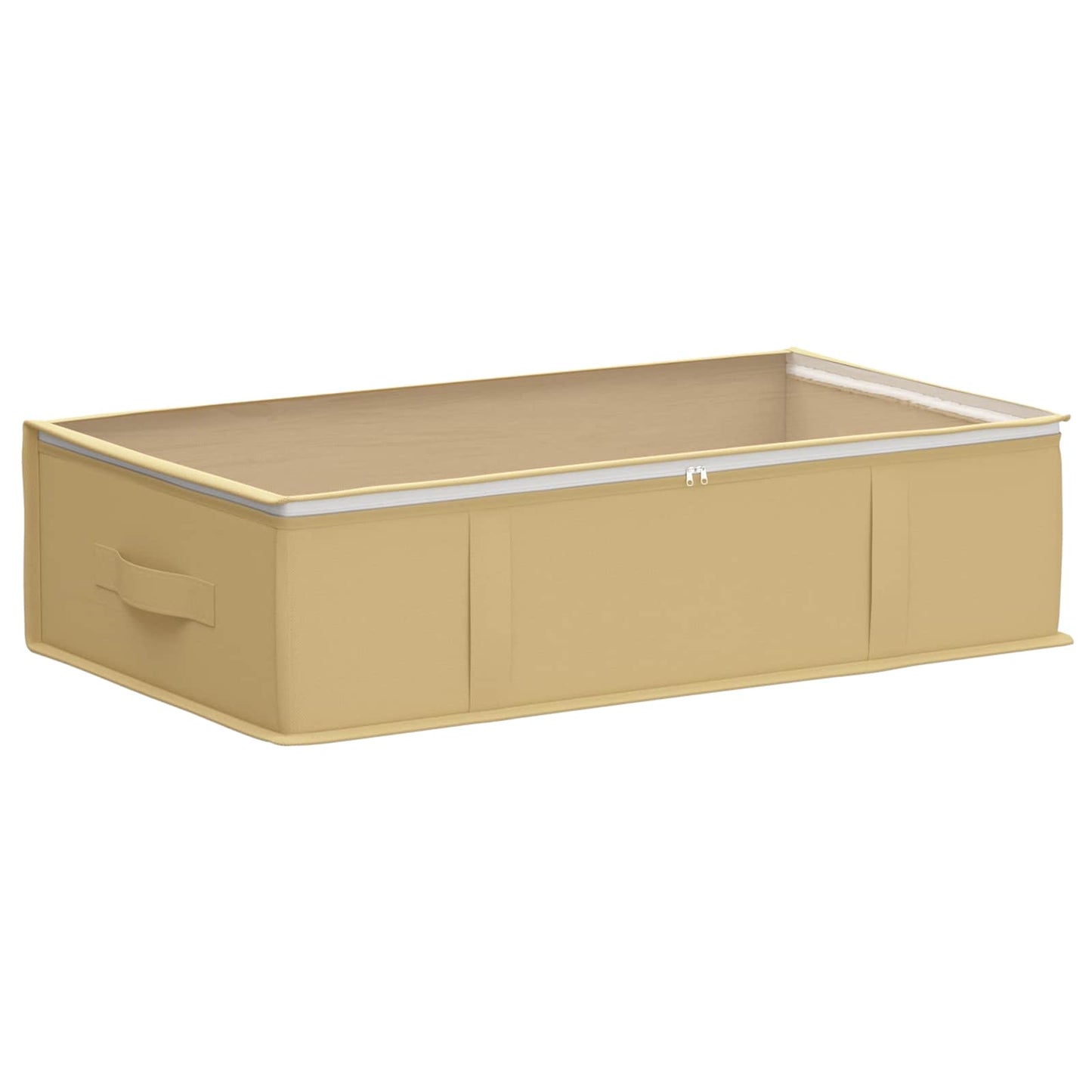 Lagerboks med gjennomsiktig toppvindu Krem 70 x 40 x 18 cm