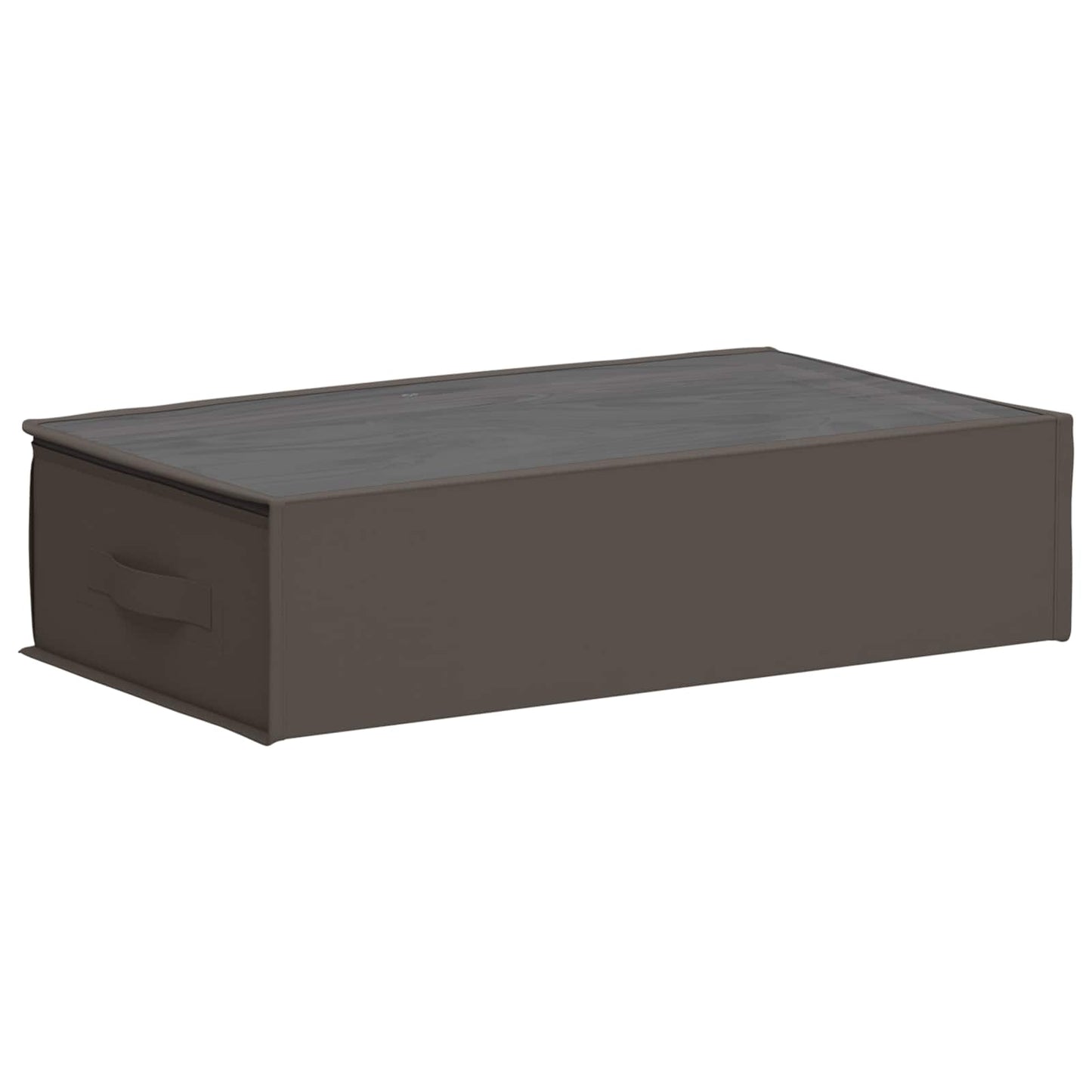 Lagerboks med gjennomsiktig toppvindu Grå 70 x 40 x 18 cm