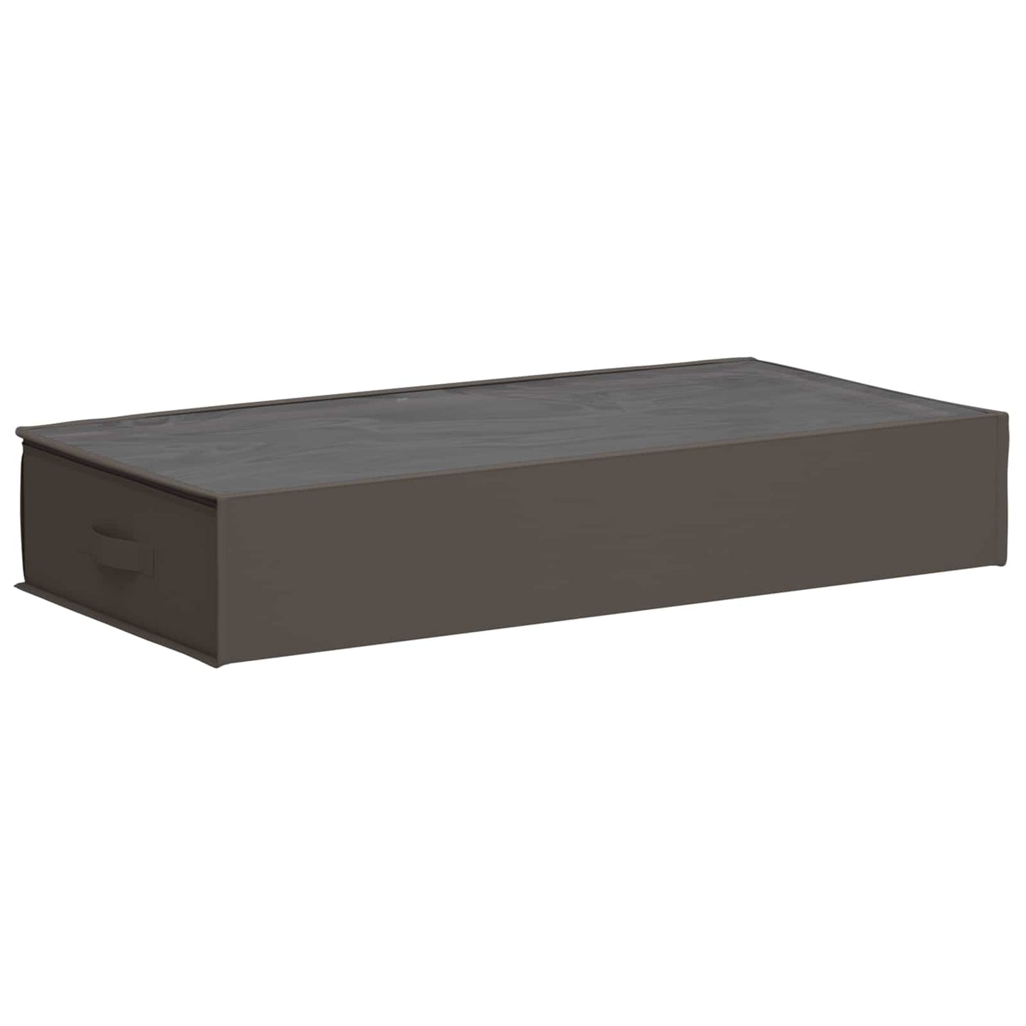 Lagerboks med gjennomsiktig toppvindu 6 pcs Grå 90 x 48 x 15 cm