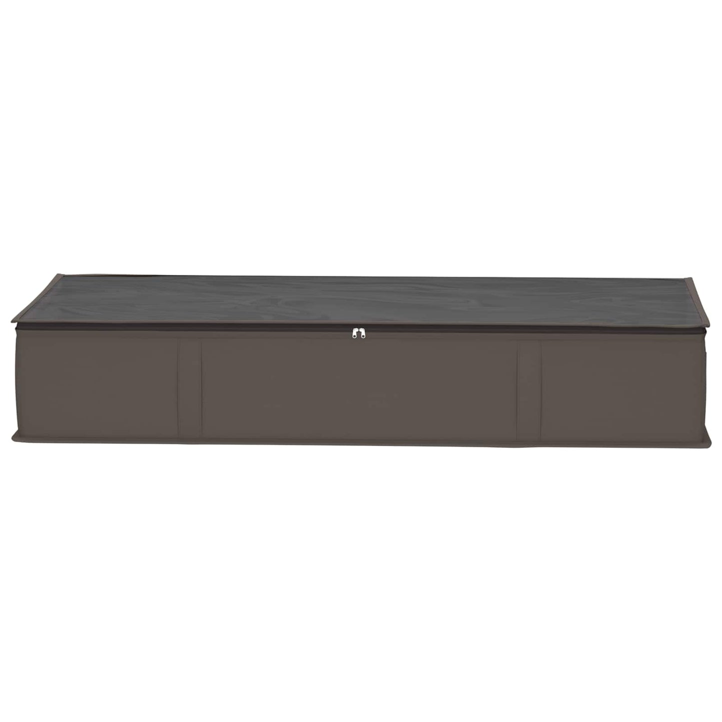 Lagerboks med gjennomsiktig toppvindu 6 pcs Grå 90 x 48 x 15 cm