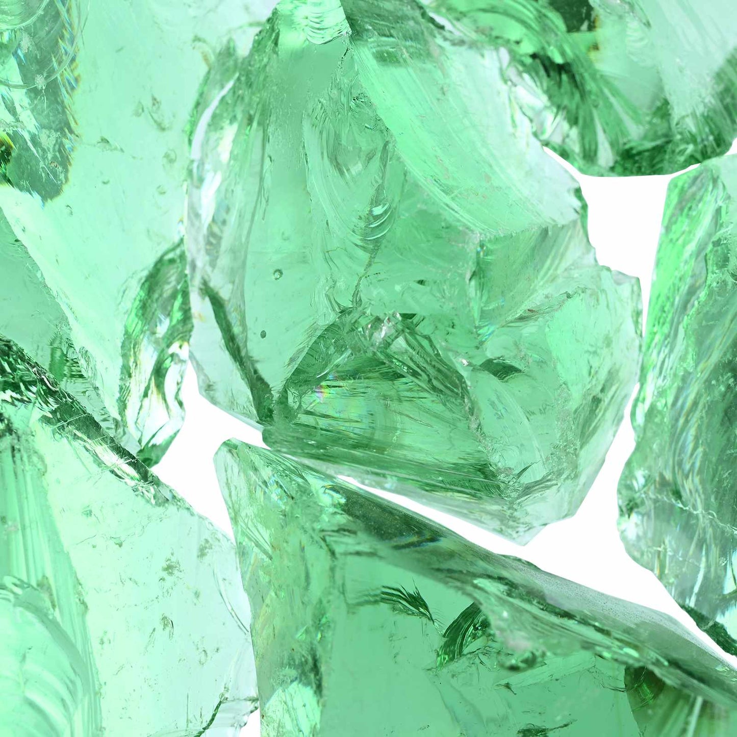 Hage Steiner Lys grønn 12 cm Glass