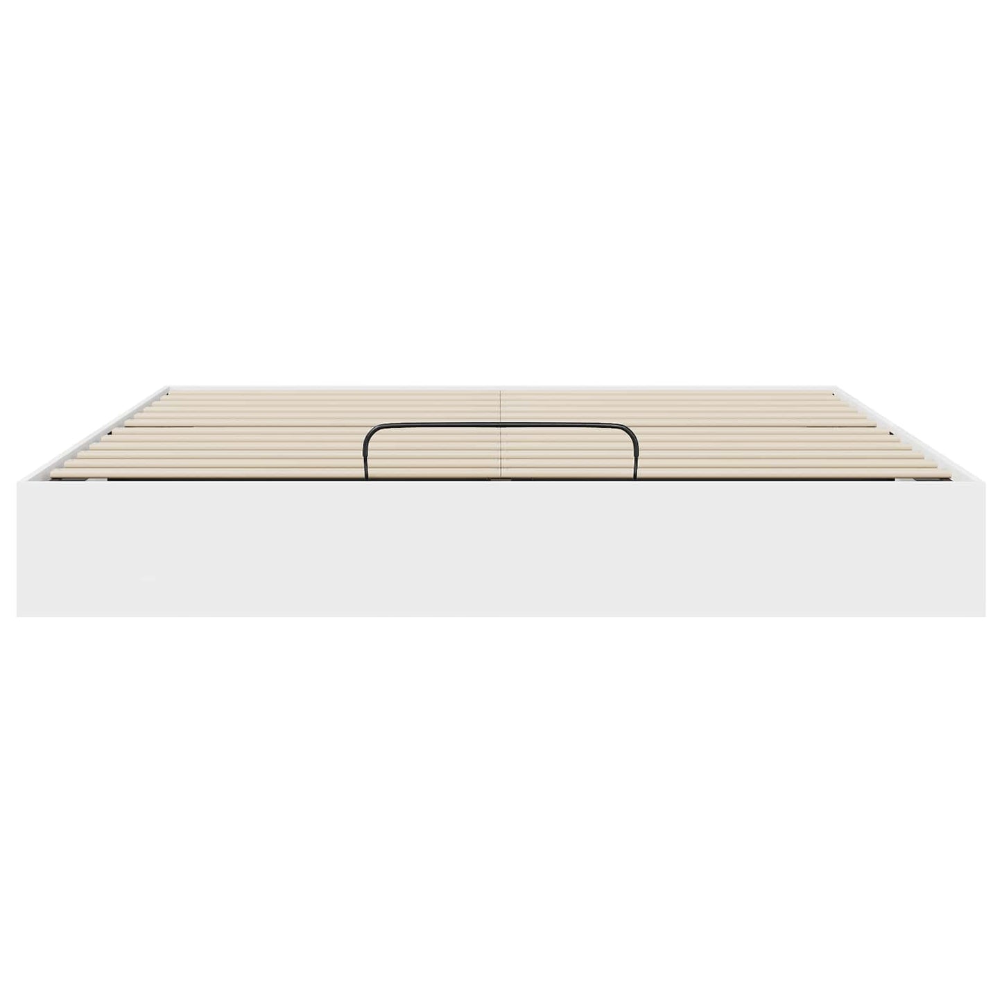 Ottoman sengeramme Hvit 203 x 180 x 25 cm Konstruert tre