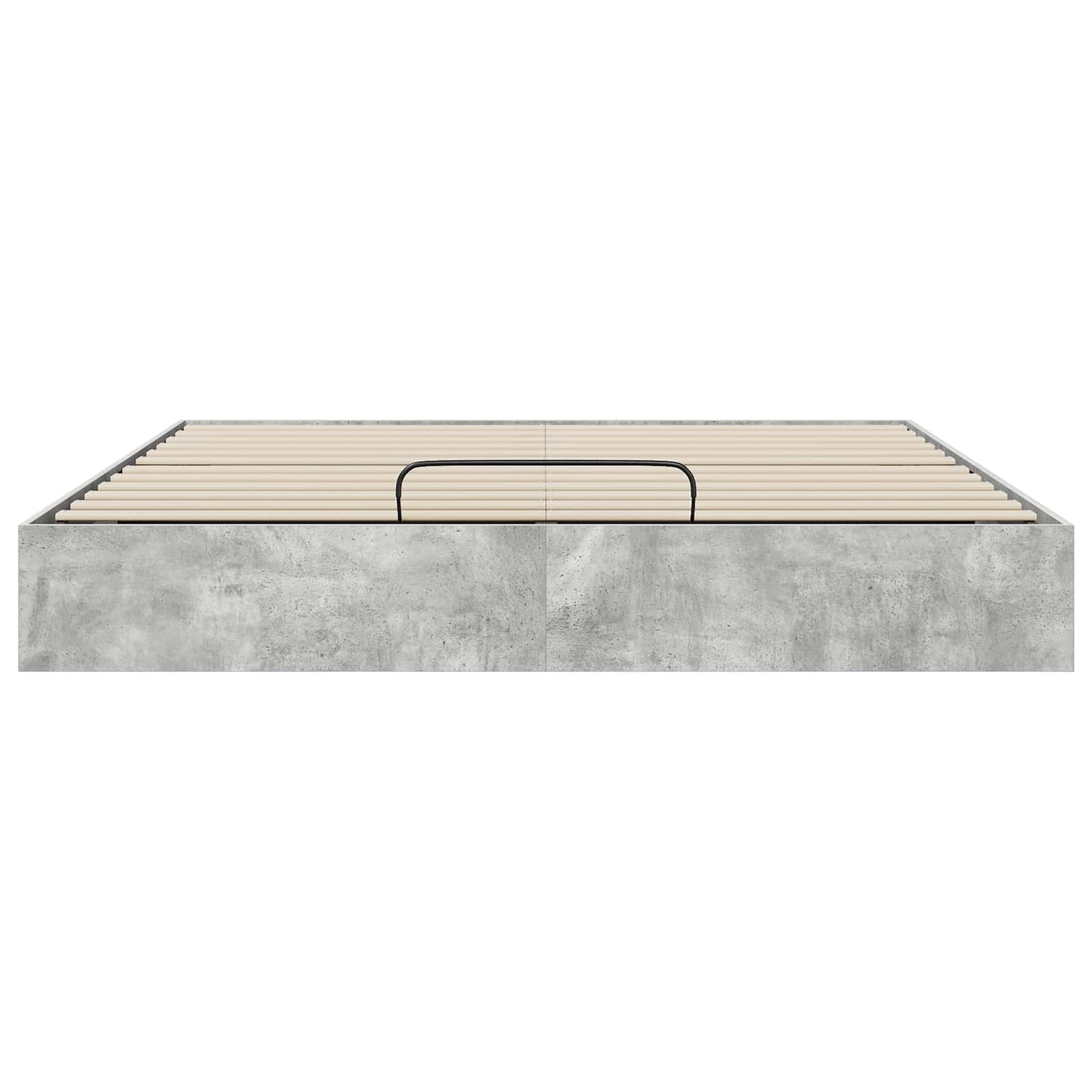 Ottoman sengeramme Betong 203 x 180 x 25 cm Konstruert tre