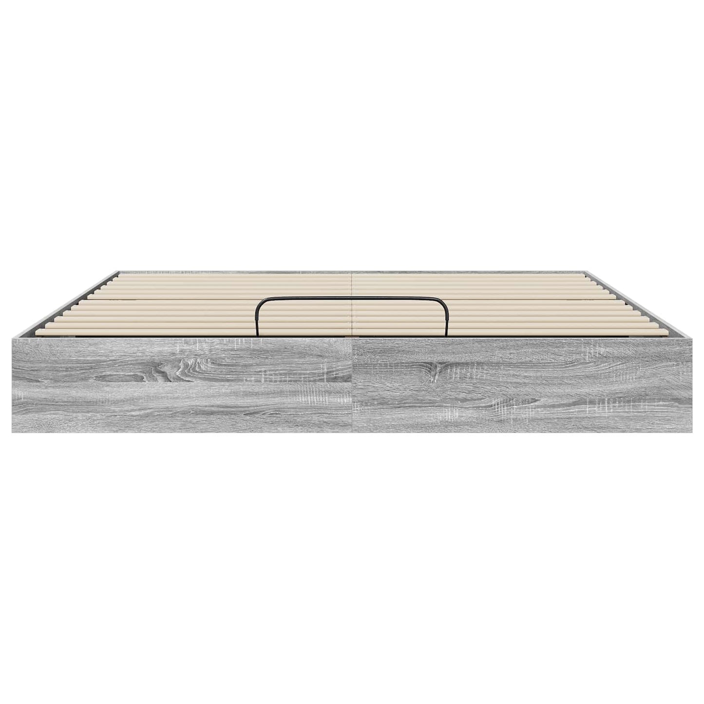 Ottoman sengeramme Grå Sonoma 203 x 180 x 25 cm Konstruert tre