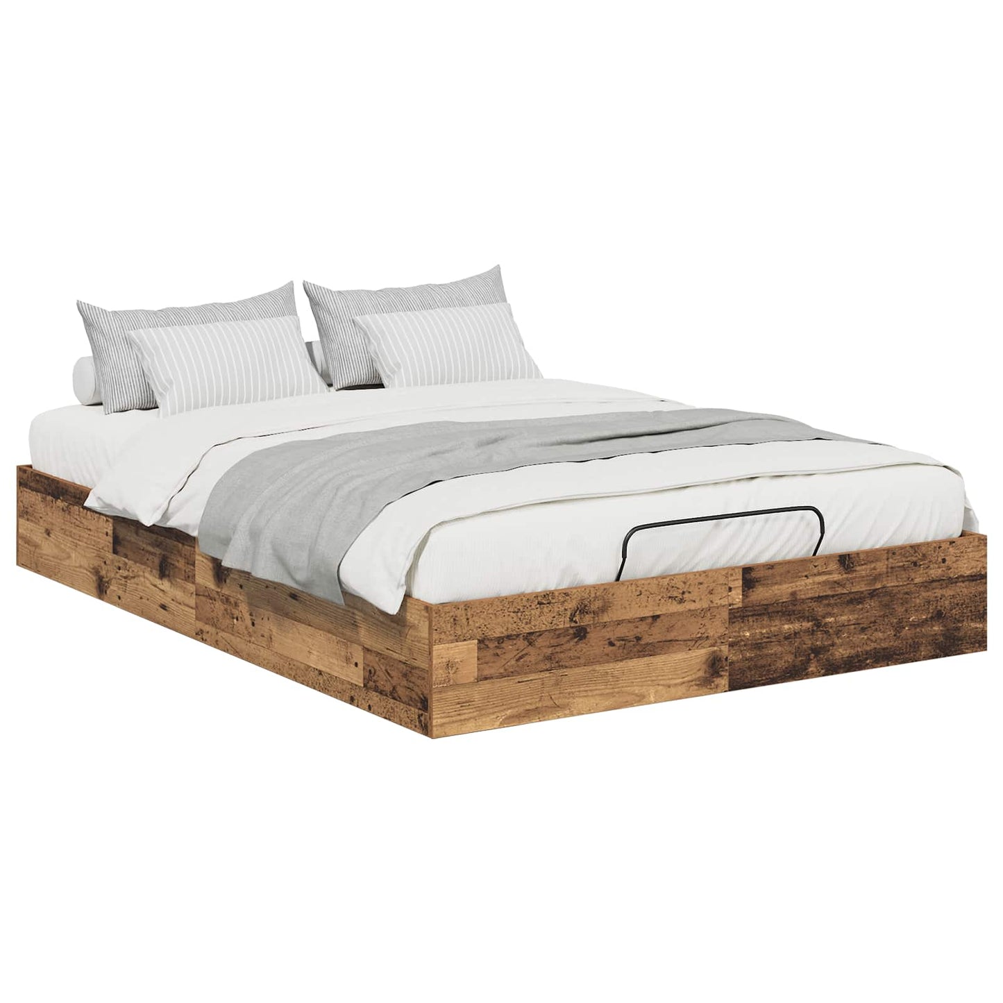 Ottoman sengeramme Gammelt tre 193 x 120 x 25 cm Konstruert tre
