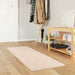 Teppe Print Krem 100 x 50 cm Polyester og PVC vidaXL