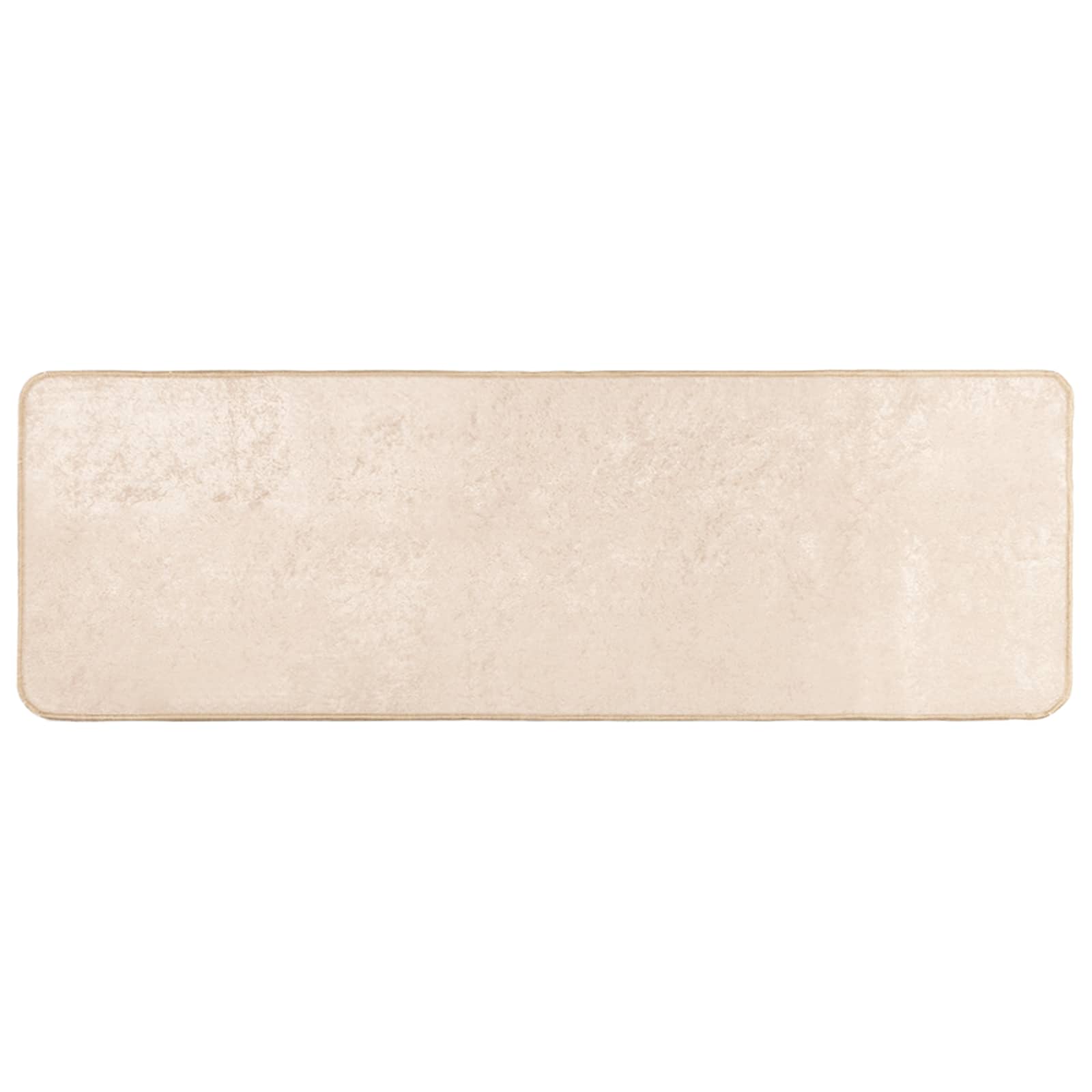 Teppe Print Krem 100 x 50 cm Polyester og PVC vidaXL