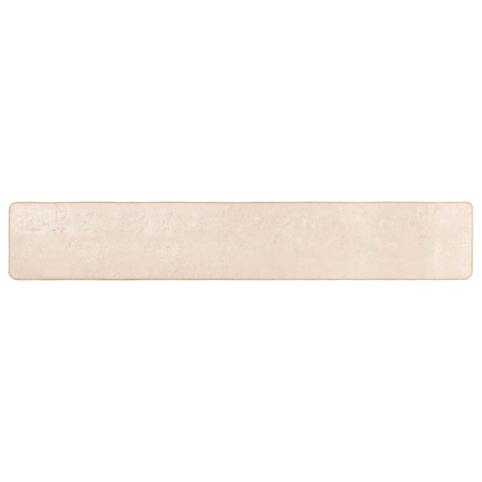 Teppe Print Krem 250 x 50 cm Polyester og PVC vidaXL