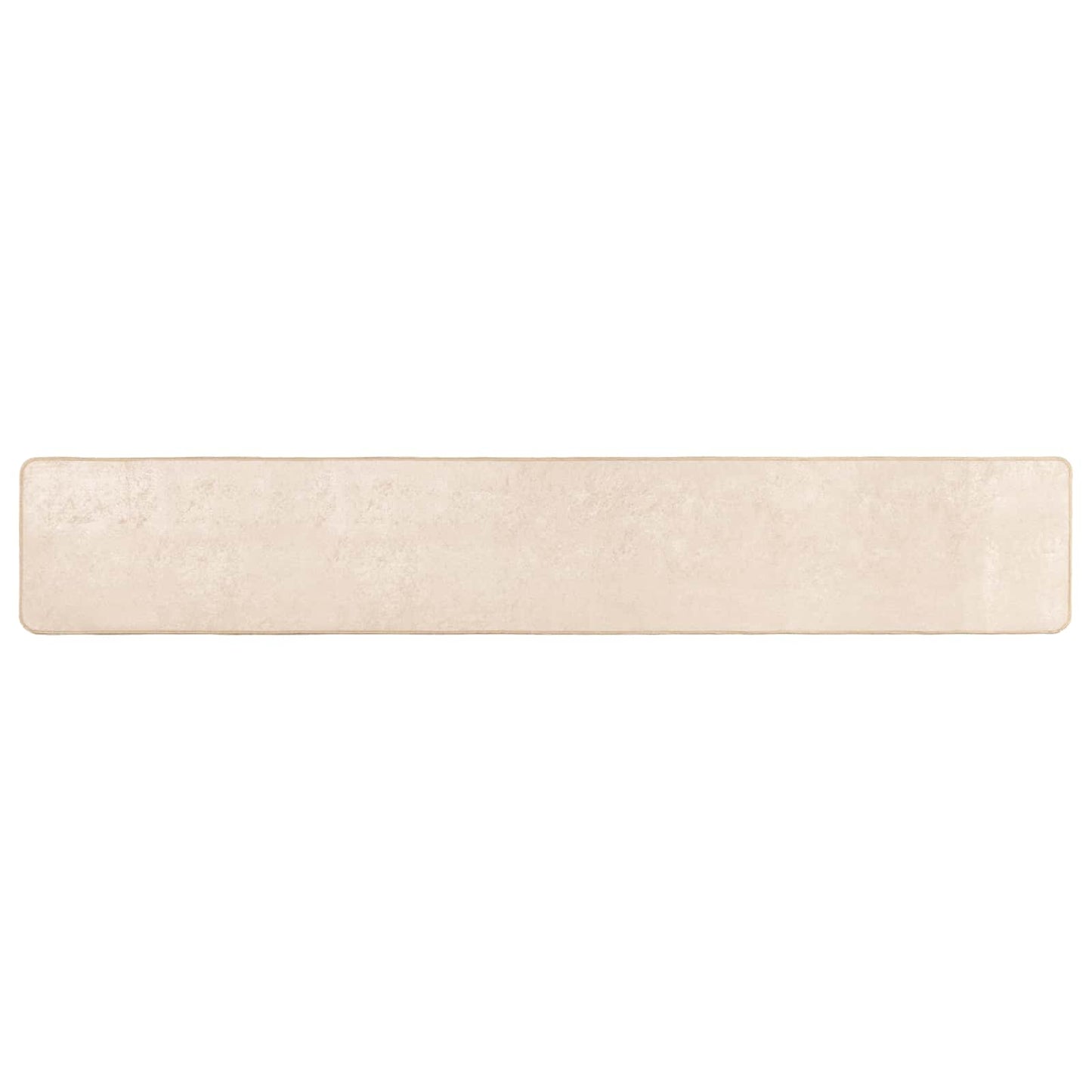 Teppe Print Krem 300 x 50 cm Polyester og PVC vidaXL