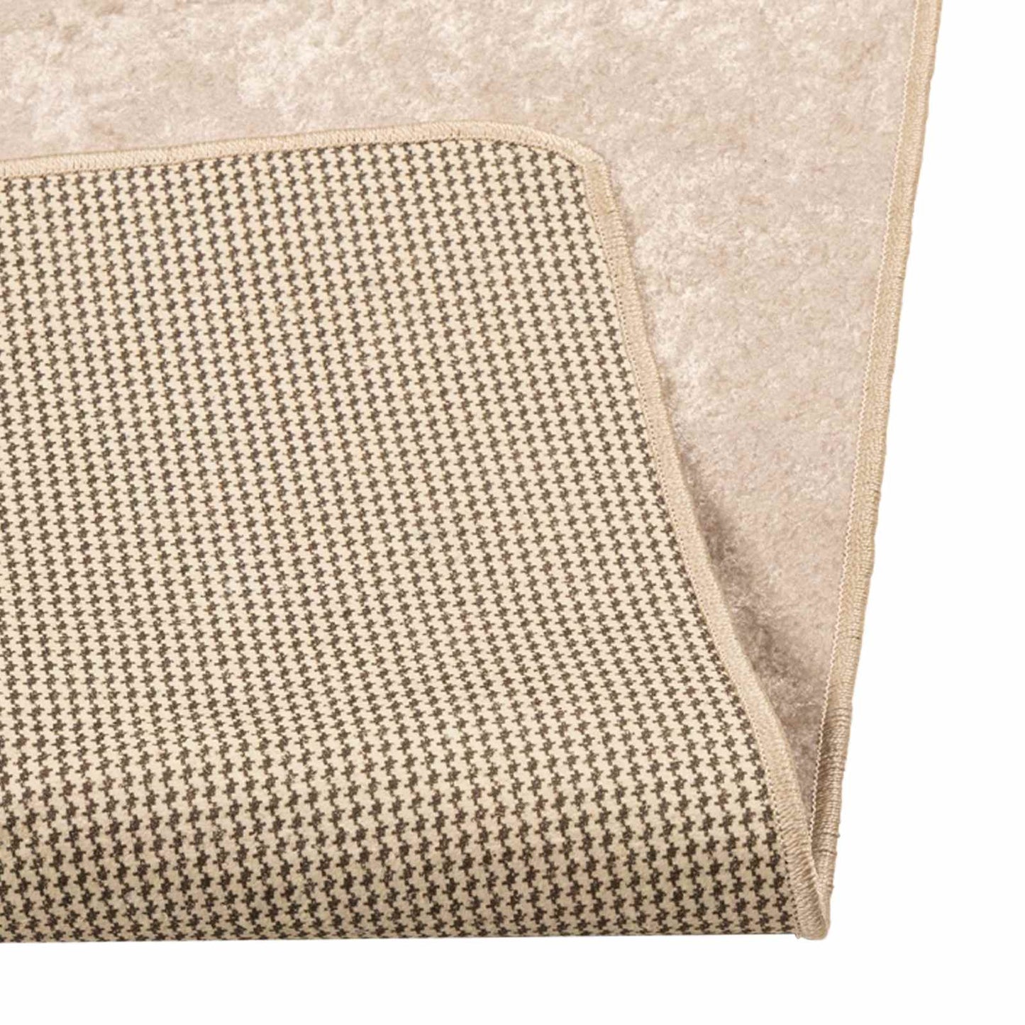 Teppe Print Krem 400 x 50 cm Polyester og PVC vidaXL
