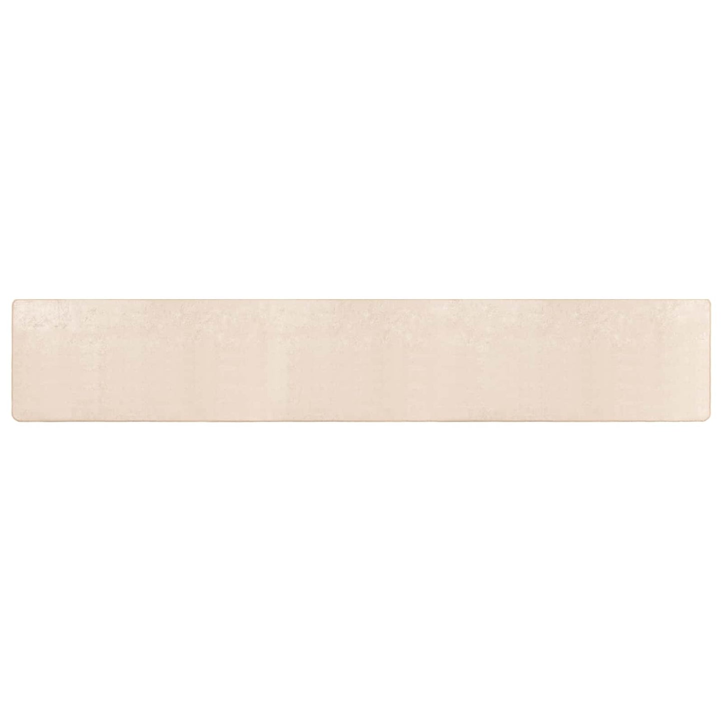 Teppe Print Krem 400 x 50 cm Polyester og PVC vidaXL
