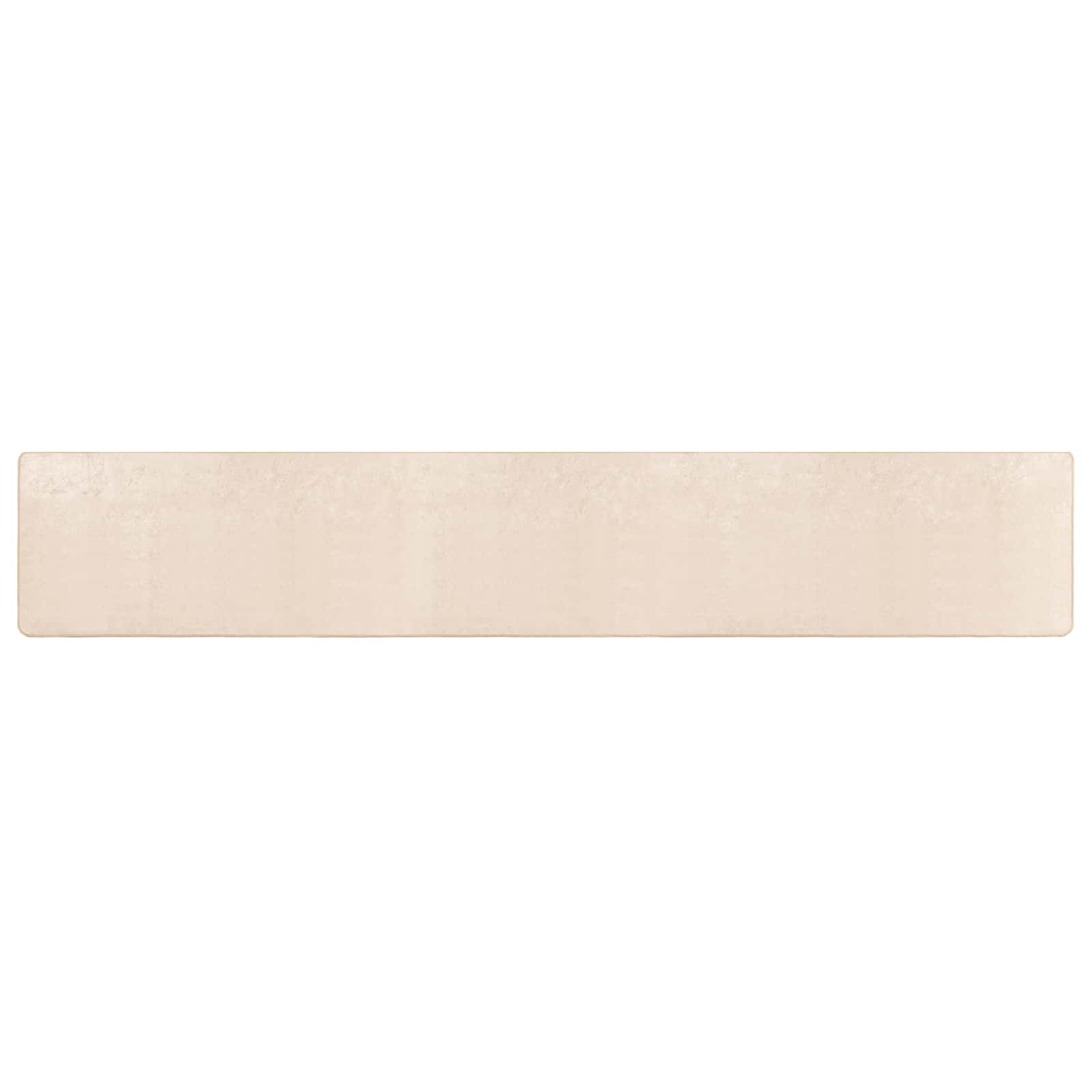 Teppe Print Krem 400 x 50 cm Polyester og PVC vidaXL