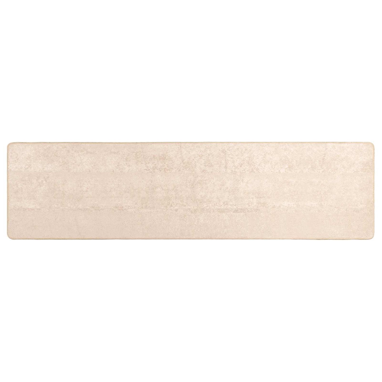 Teppe Print Krem 350 x 80 cm Polyester og PVC vidaXL