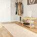 Teppe Print Krem 450 x 80 cm Polyester og PVC vidaXL