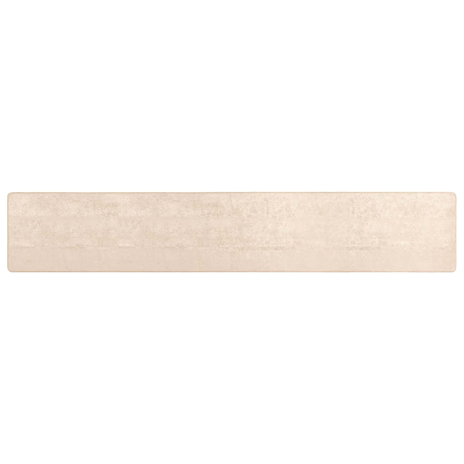 Teppe Print Krem 450 x 80 cm Polyester og PVC vidaXL
