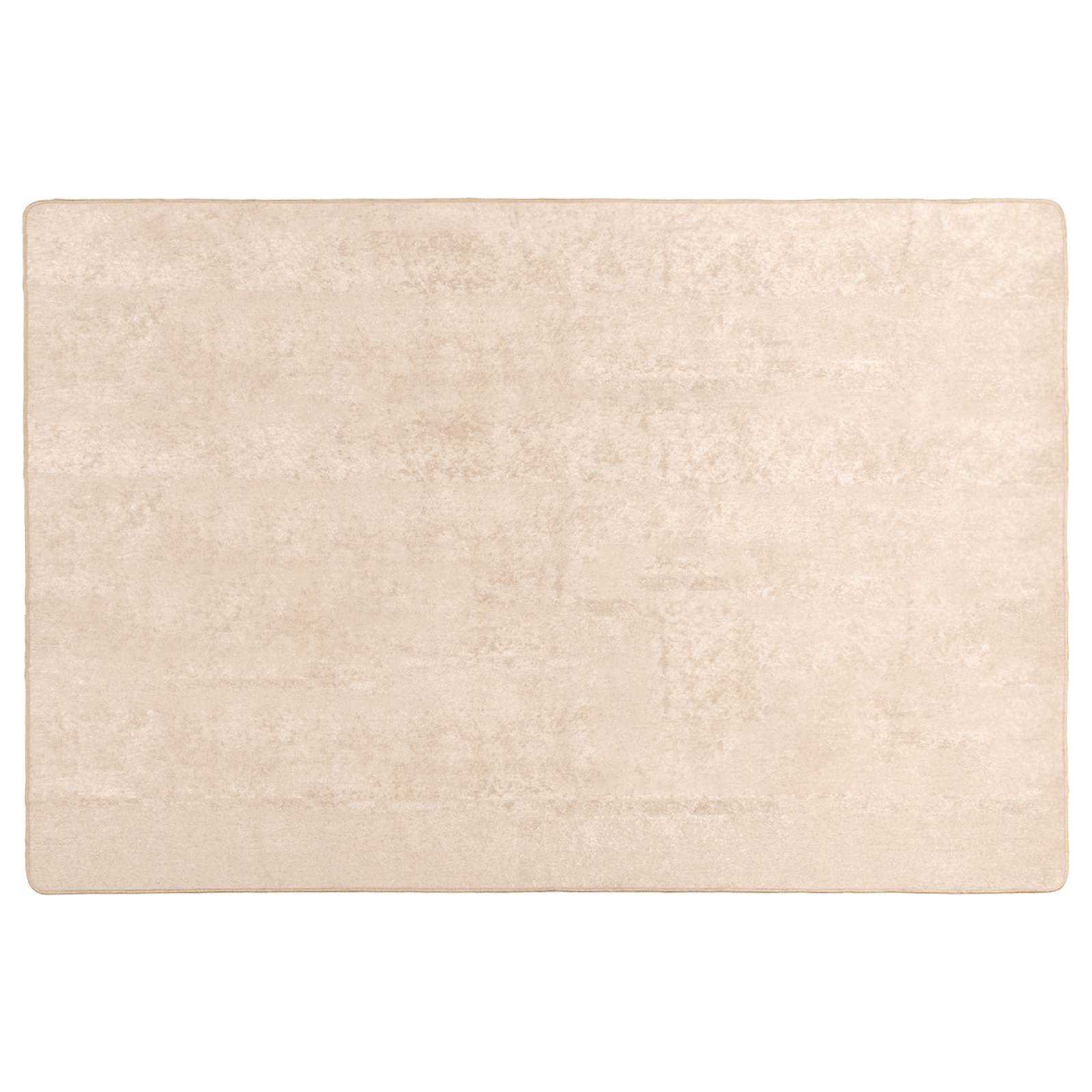 Teppe Print Krem 170 x 120 cm Polyester og PVC vidaXL
