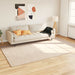 Teppe Print Krem 300 x 190 cm Polyester og PVC vidaXL