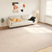 Teppe Print Krem 400 × 300 cm Polyester og PVC vidaXL