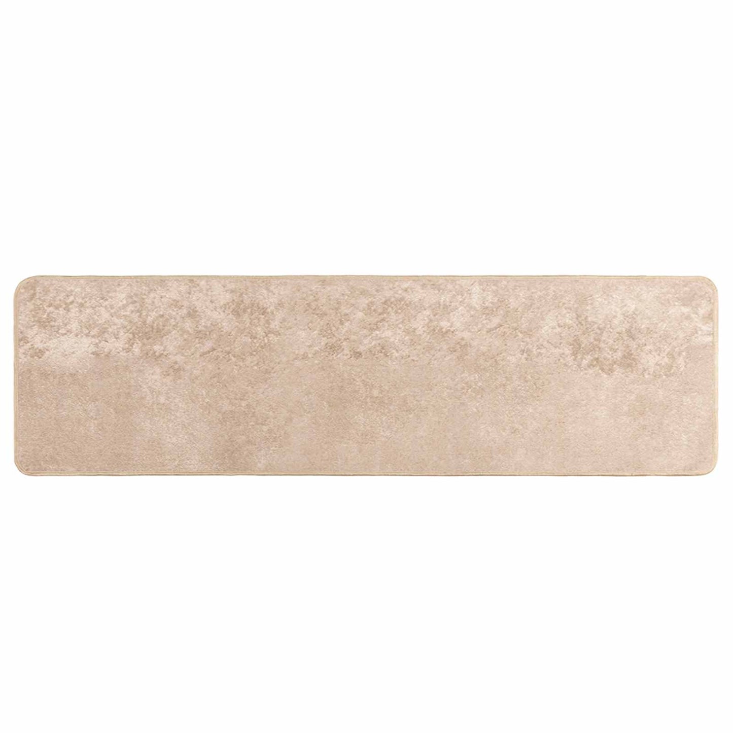 Teppe Runner MARSA Beige 50 x 200 cm Polyester og PVC