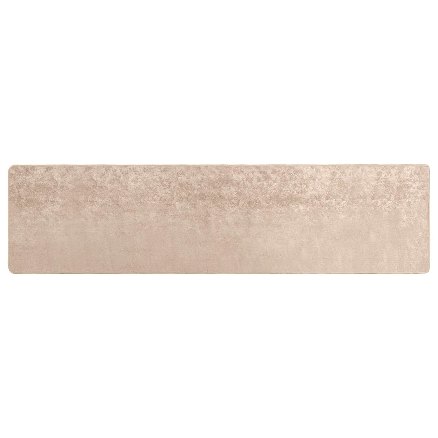 Teppe Runner MARSA Beige 50 x 400 cm Polyester og PVC