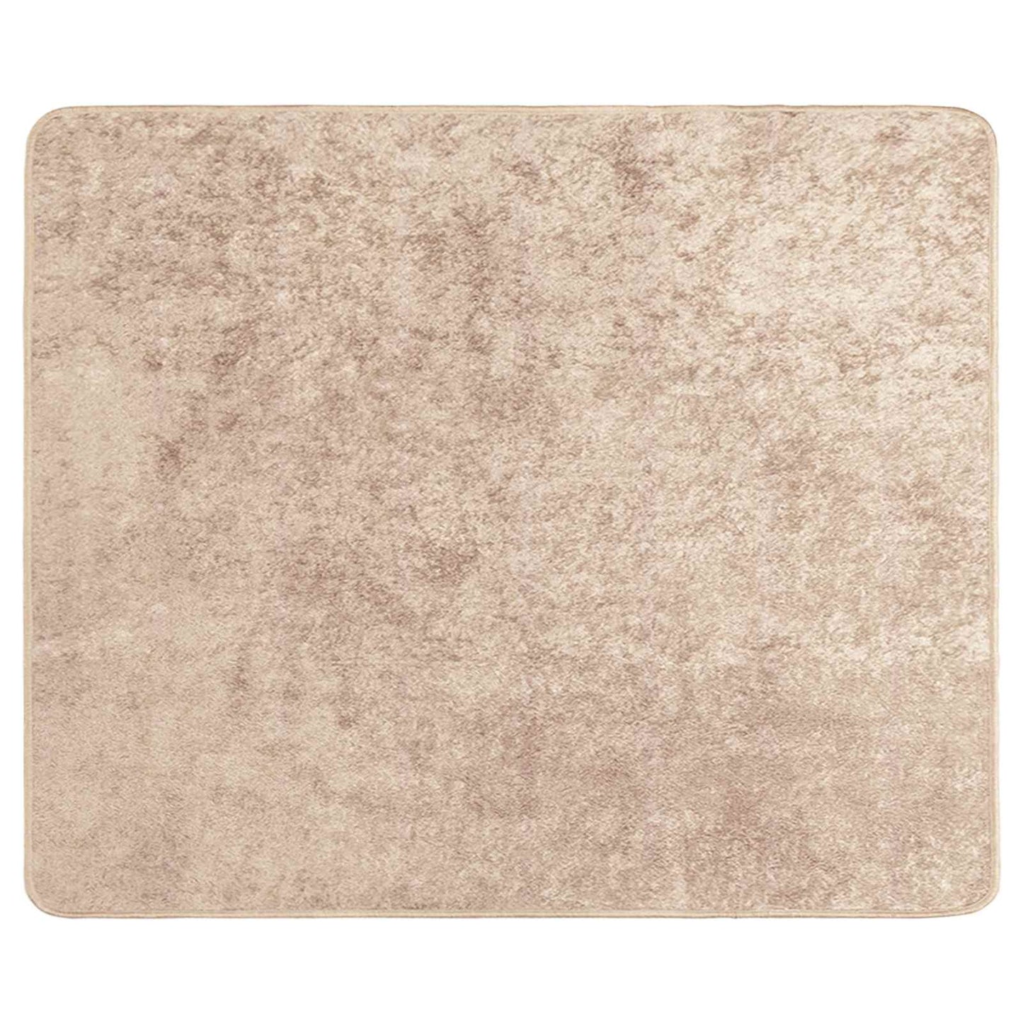 Teppe Runner MARSA Beige 80 x 100 cm Polyester og PVC