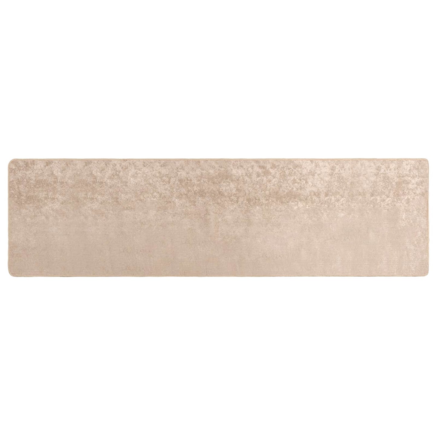 Teppe Runner MARSA Beige 100 x 400 cm Polyester og PVC