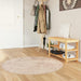 Teppe Runner MARSA Beige 120 x 120 cm Polyester og PVC