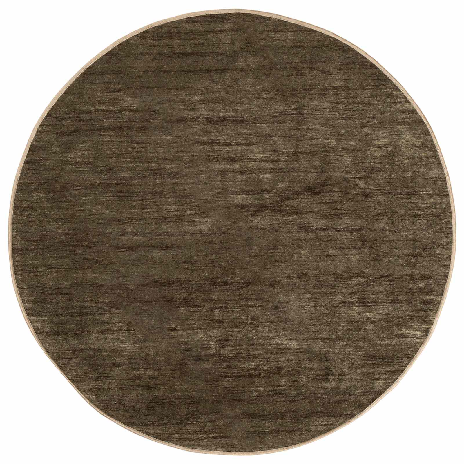 Teppe Runner MARSA Skoggrønn Ø 120 cm Polyester og PVC vidaXL