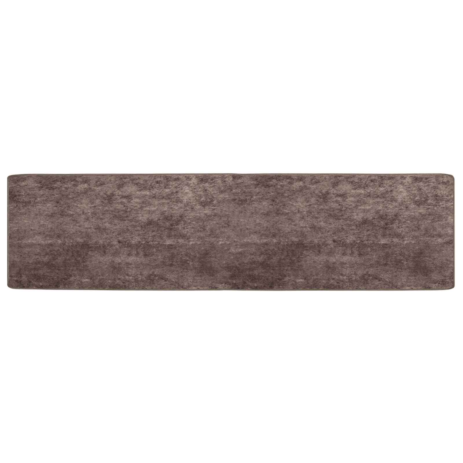 Teppe Runner MARSA Grå 200 x 50 cm Polyester og PVC vidaXL