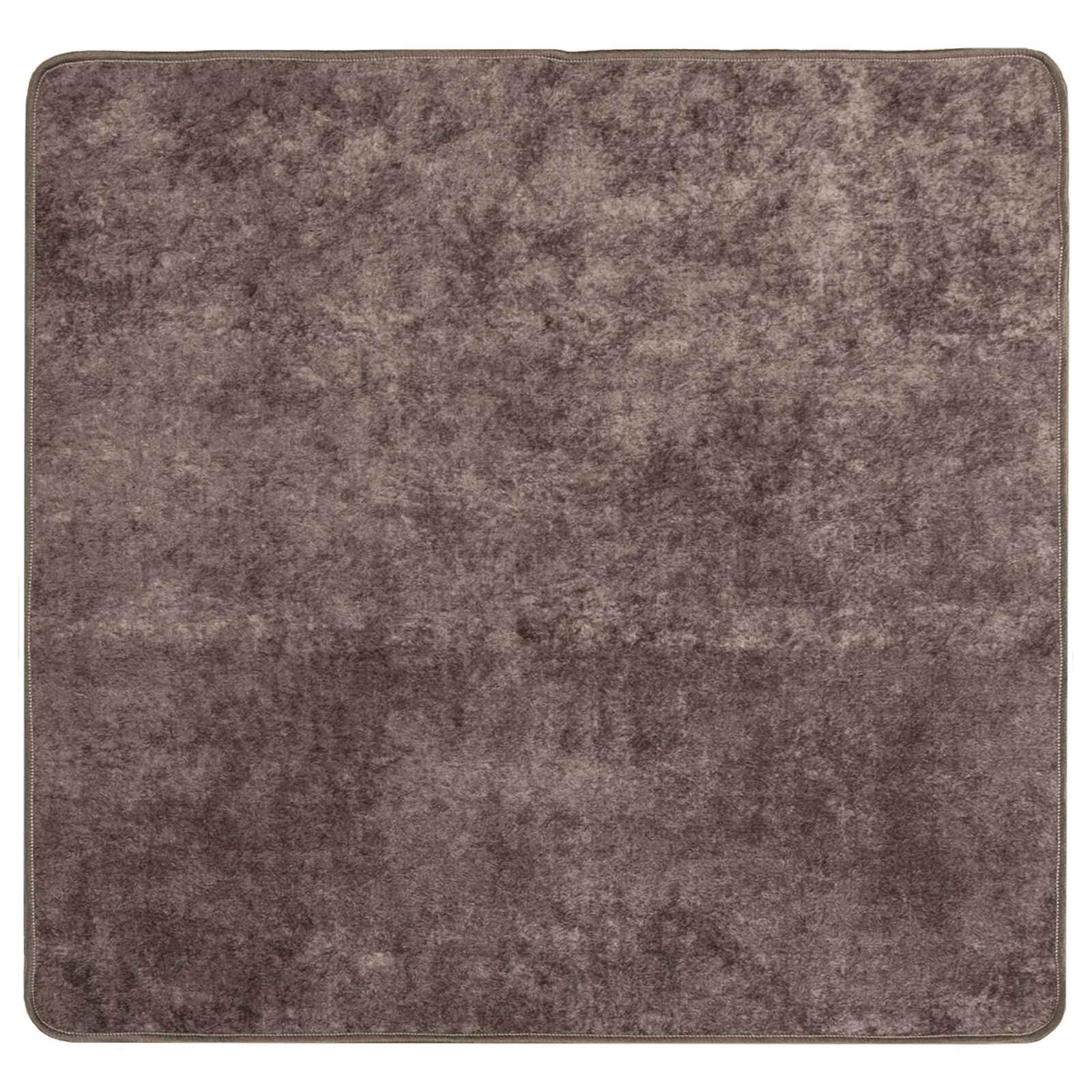 Teppe Runner MARSA Grå 100 x 100 cm Polyester og PVC vidaXL
