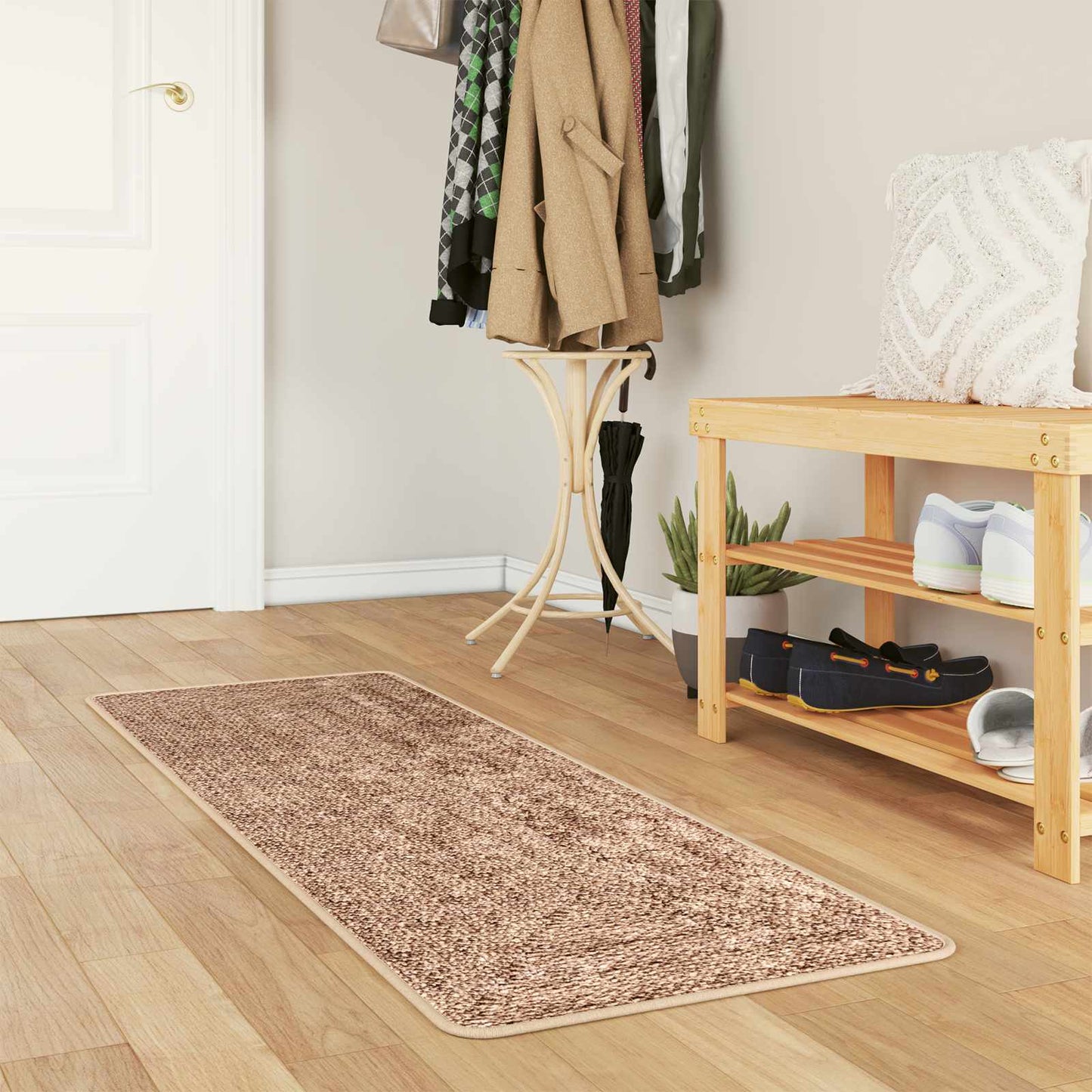 Teppe Runner MARSA Gul 50 x 100 cm Polyester og PVC