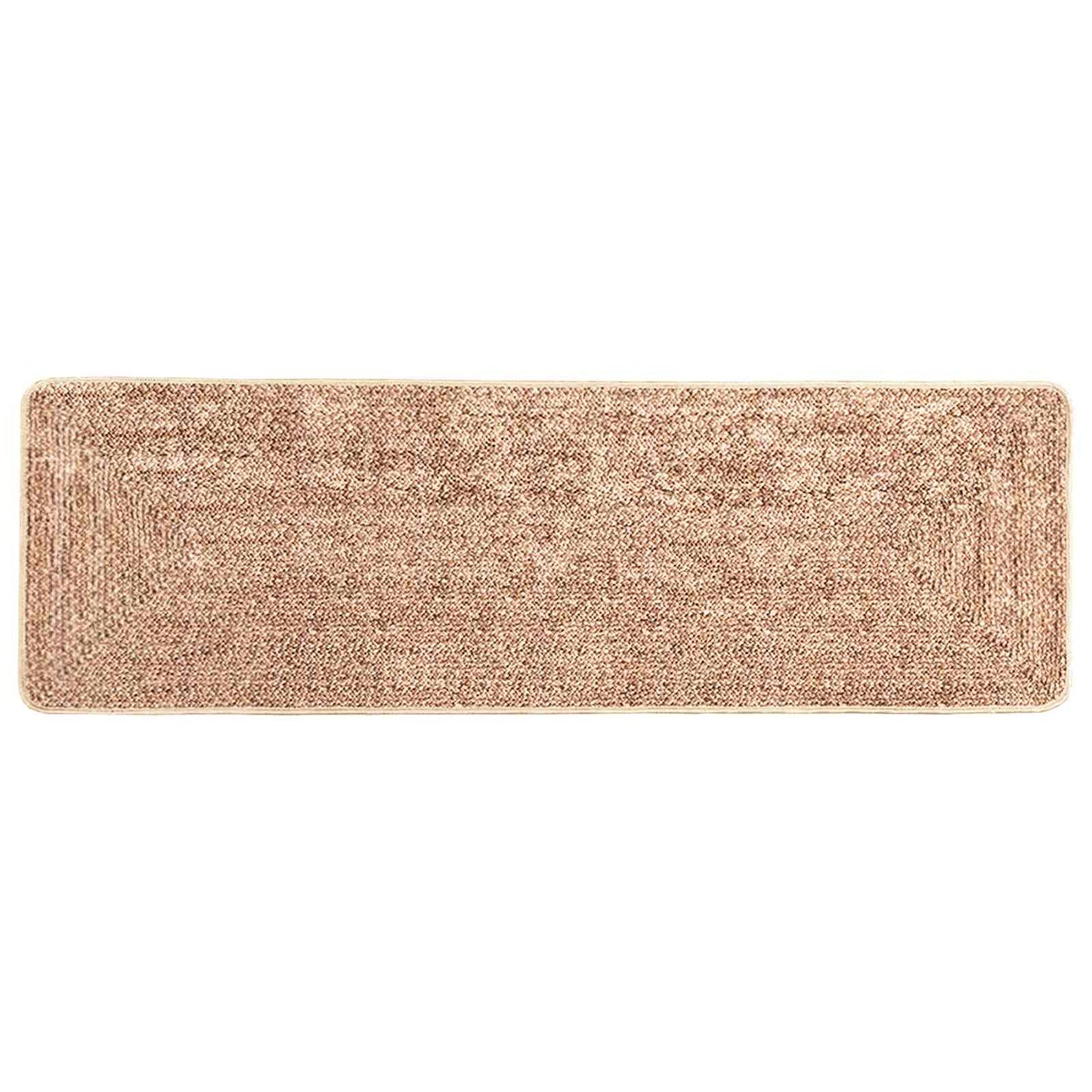 Teppe Runner MARSA Gul 80 x 250 cm Polyester og PVC