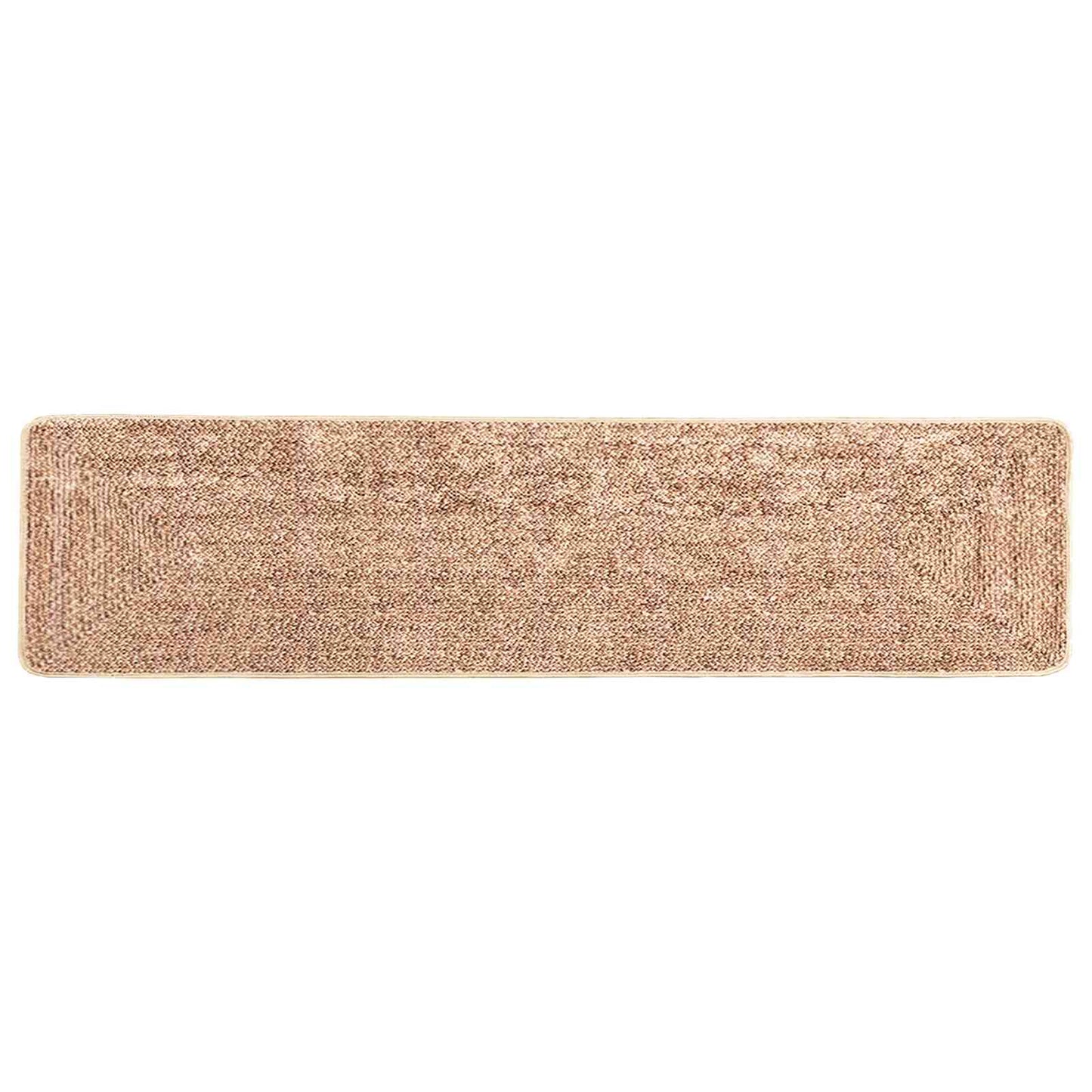 Teppe Runner MARSA Gul 80 x 450 cm Polyester og PVC