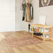 Teppe Runner MARSA Gul 100 x 100 cm Polyester og PVC