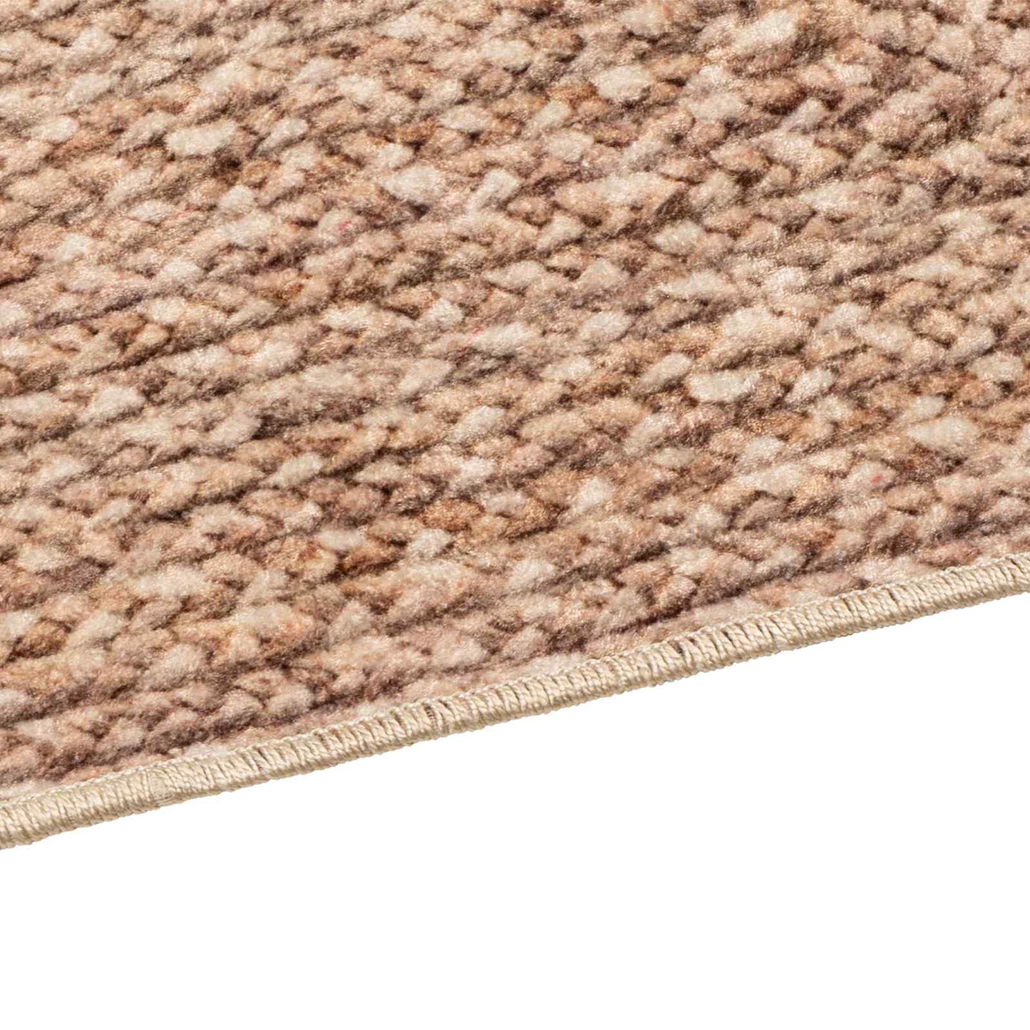 Teppe Runner MARSA Gul 100 x 450 cm Polyester og PVC