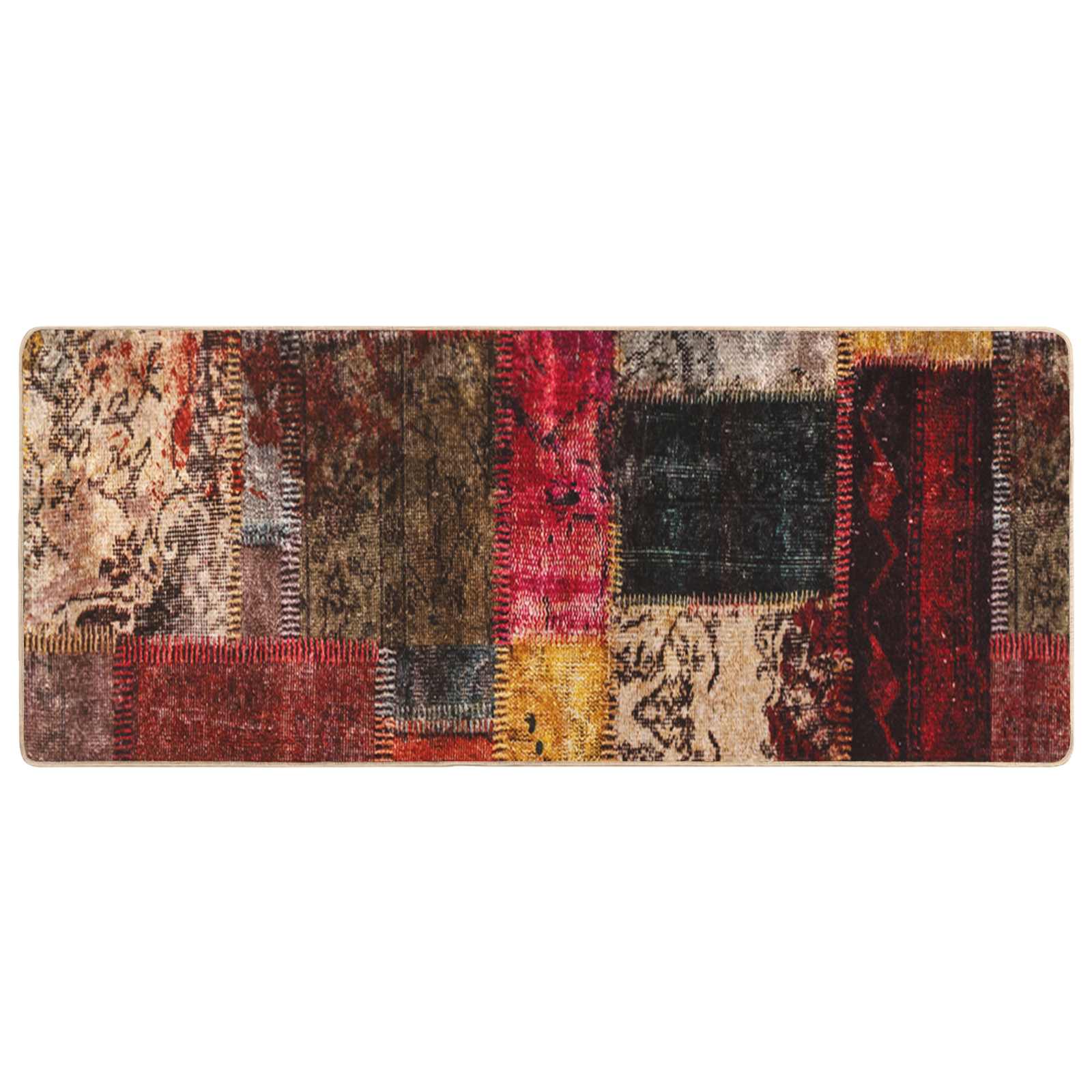Teppe Runner MARSA Flerfarget 200 x 100 cm Polyester og PVC vidaXL