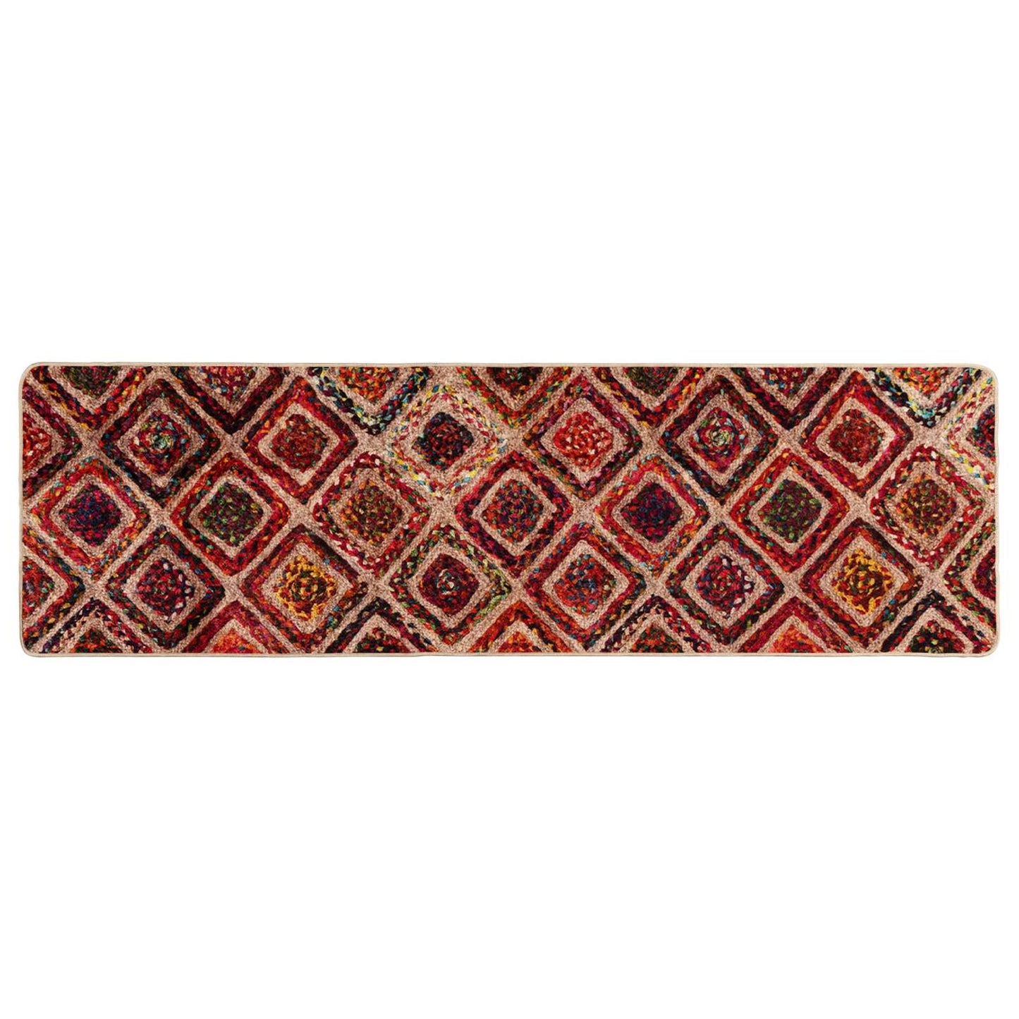 Teppe Runner MARSA Flerfarget 50 x 150 cm Polyester og PVC