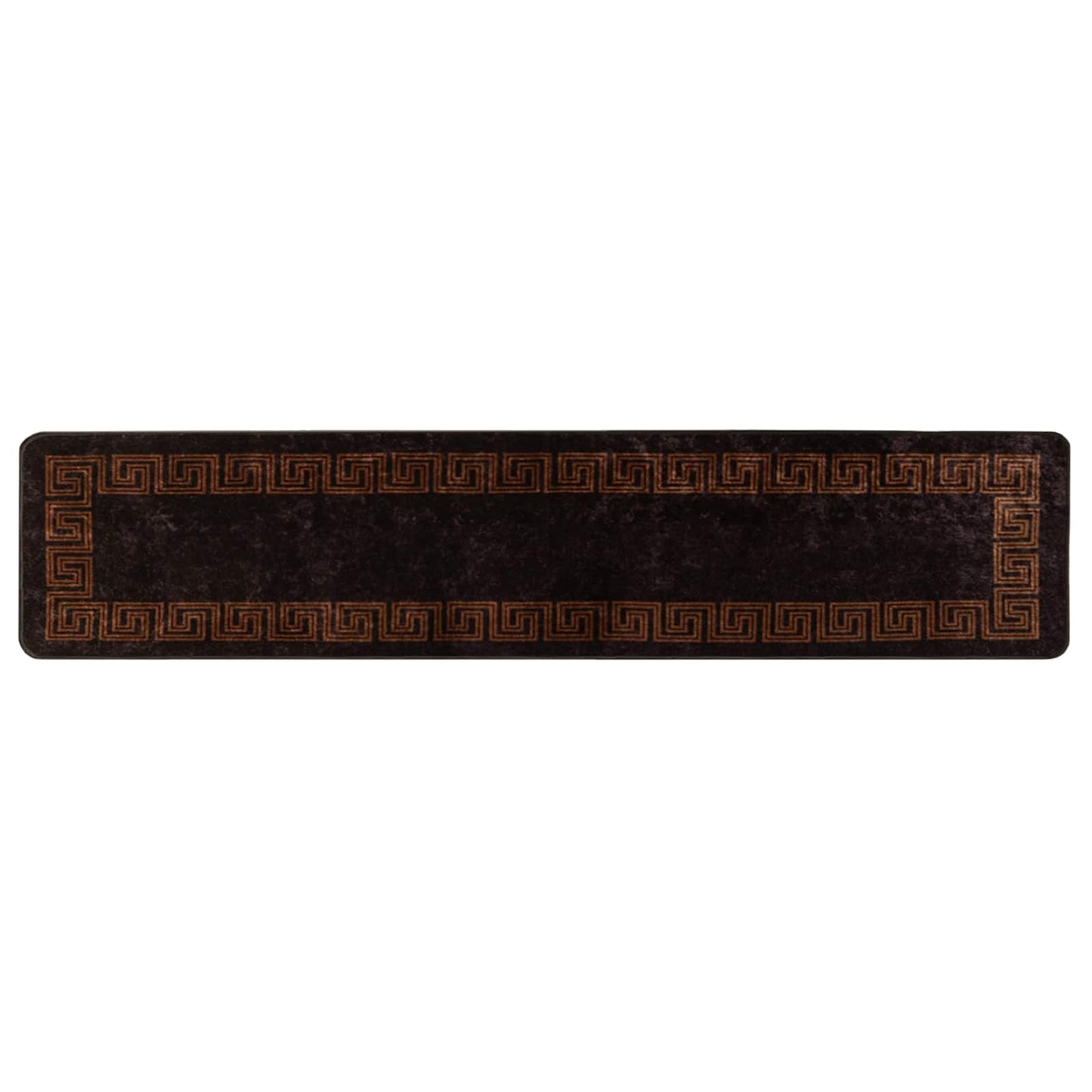 Teppe Runner MARSA Svart 50 x 350 cm Polyester og PVC