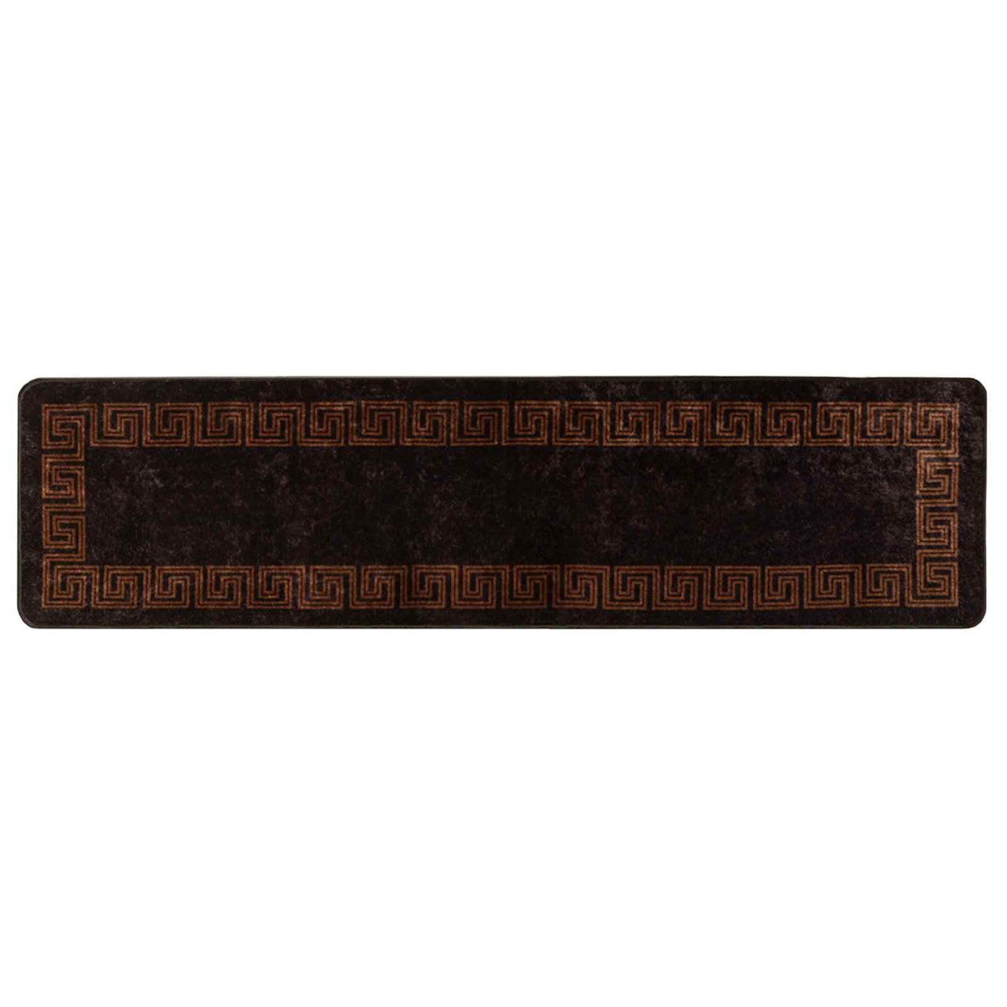 Teppe Runner MARSA Svart 100 x 350 cm Polyester og PVC
