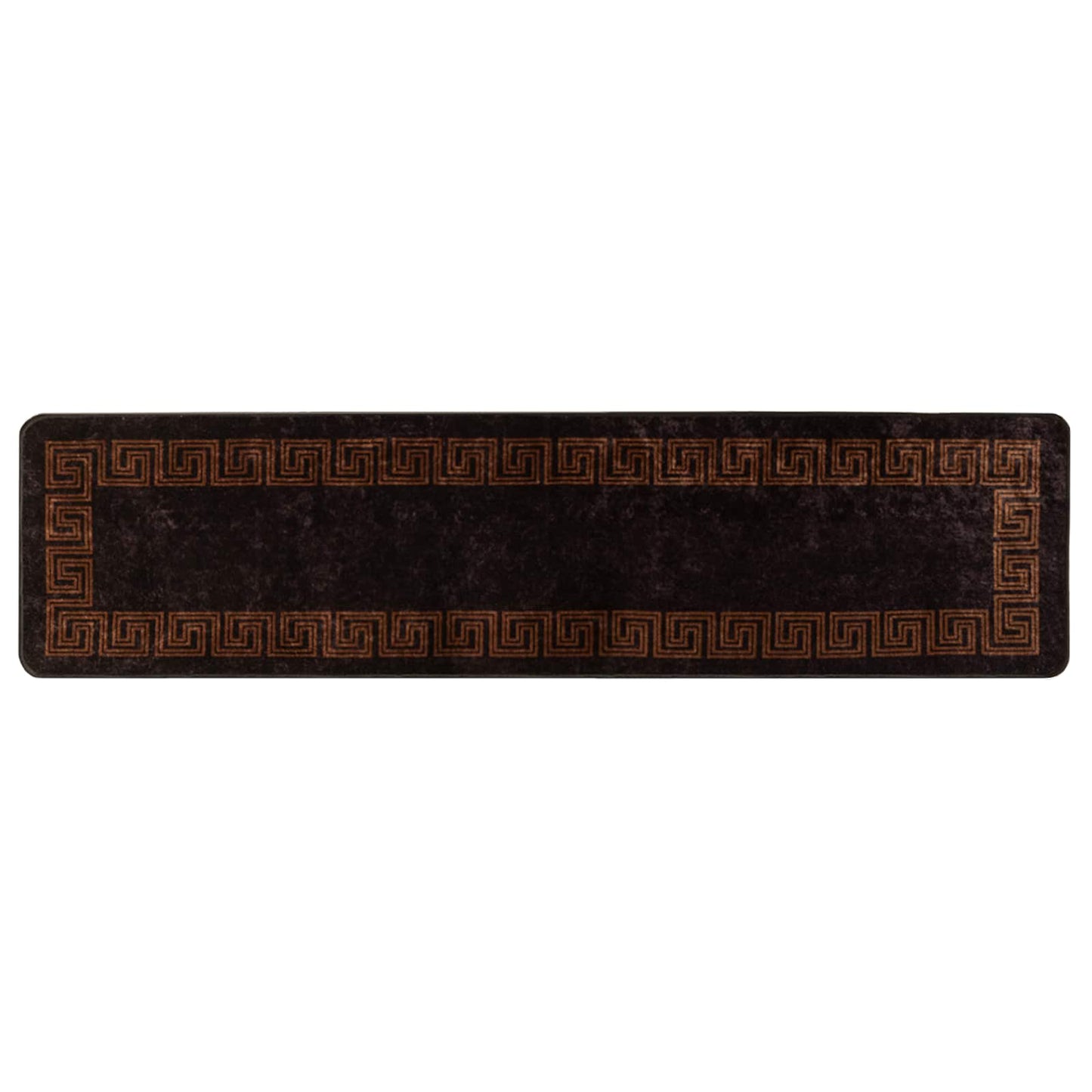 Teppe Runner MARSA Svart 100 x 400 cm Polyester og PVC