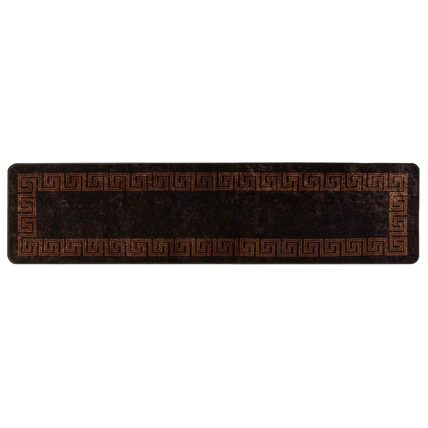 Teppe Runner MARSA Svart 100 x 450 cm Polyester og PVC